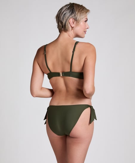 Luna Triangle Bikini Top, Green