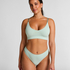 Dianne High Leg Thong, Green