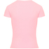 Ribbed Crew Neck Short-Sleeved Pyjama Top, Pink