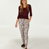 Loose-fitting Pajama Pants, Gray