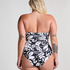 Mauritius Bandeau Bathingsuit, Black
