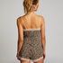 Brushed Rib Lace shorts, Gray
