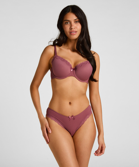 Lola Padded Underwired Bra, Purple