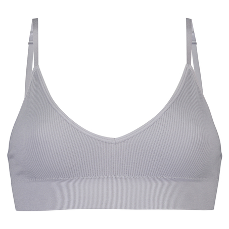 Seamless bralette, Gray
