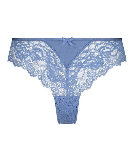 Dora High Leg Brazilian, Blue