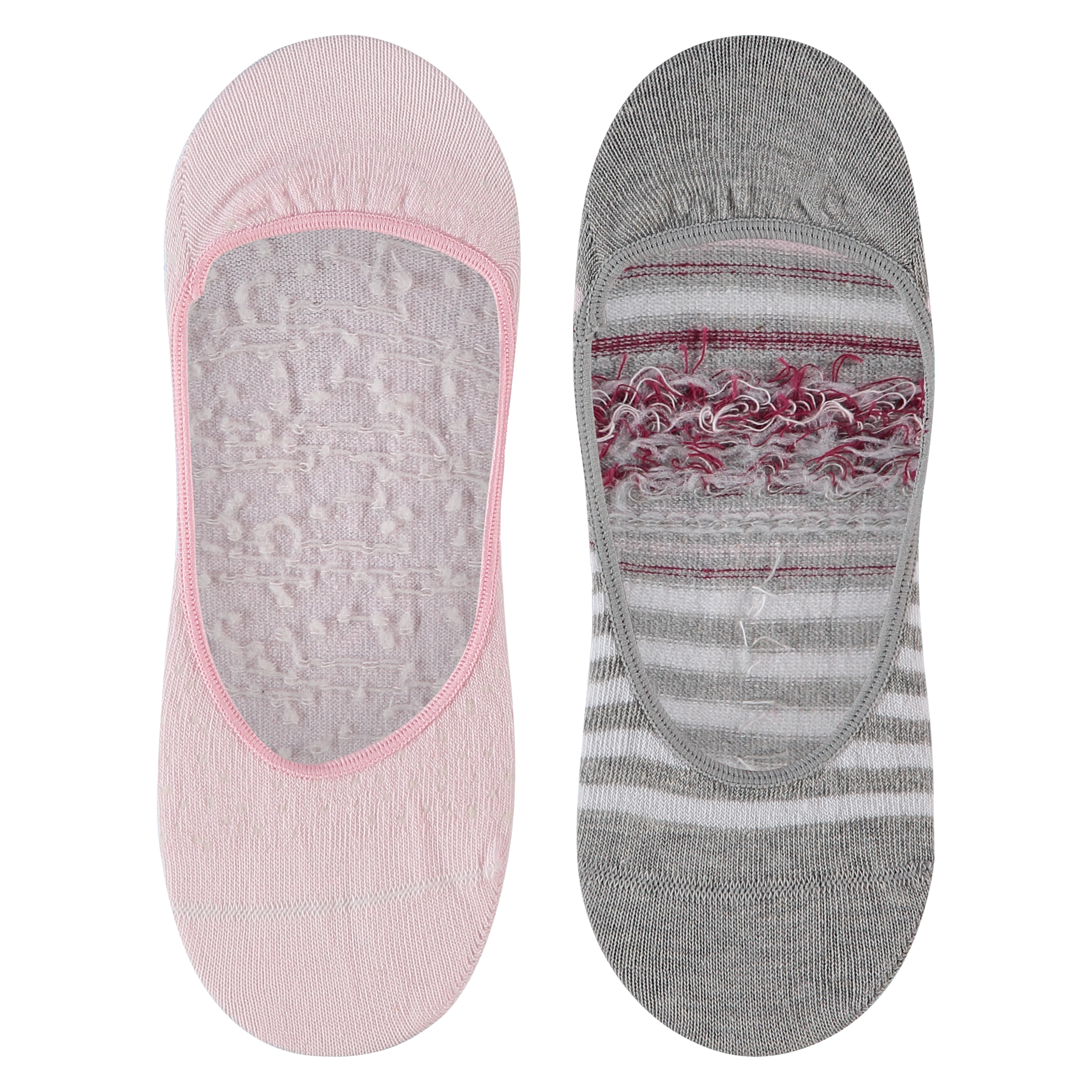 2 Pairs Footsies, Pink, main