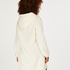 Snuggle Fleece Lounge Dress, White