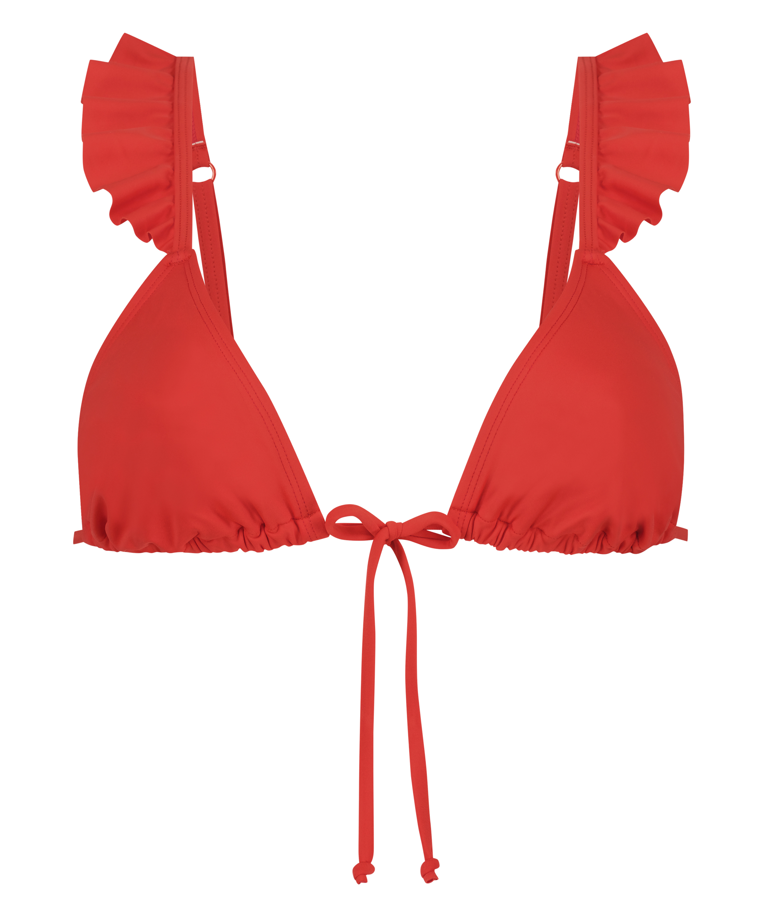 Sardinia triangle bikini top, Red, main
