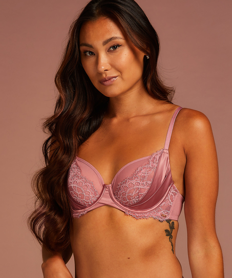 Cecile Non-padded Underwired bra, Pink
