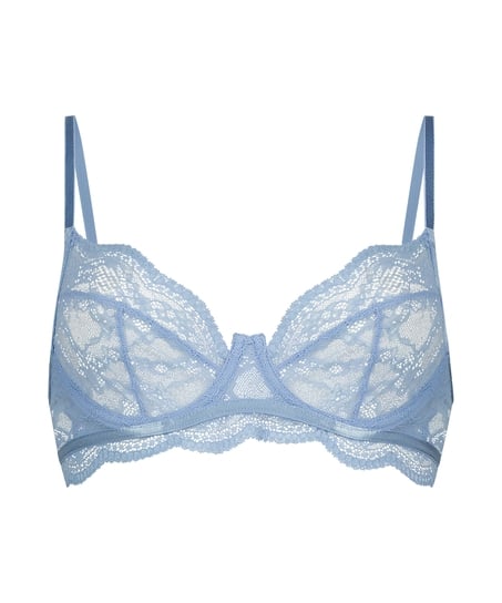 Isabelle Non-Padded Underwired Bra, Blue