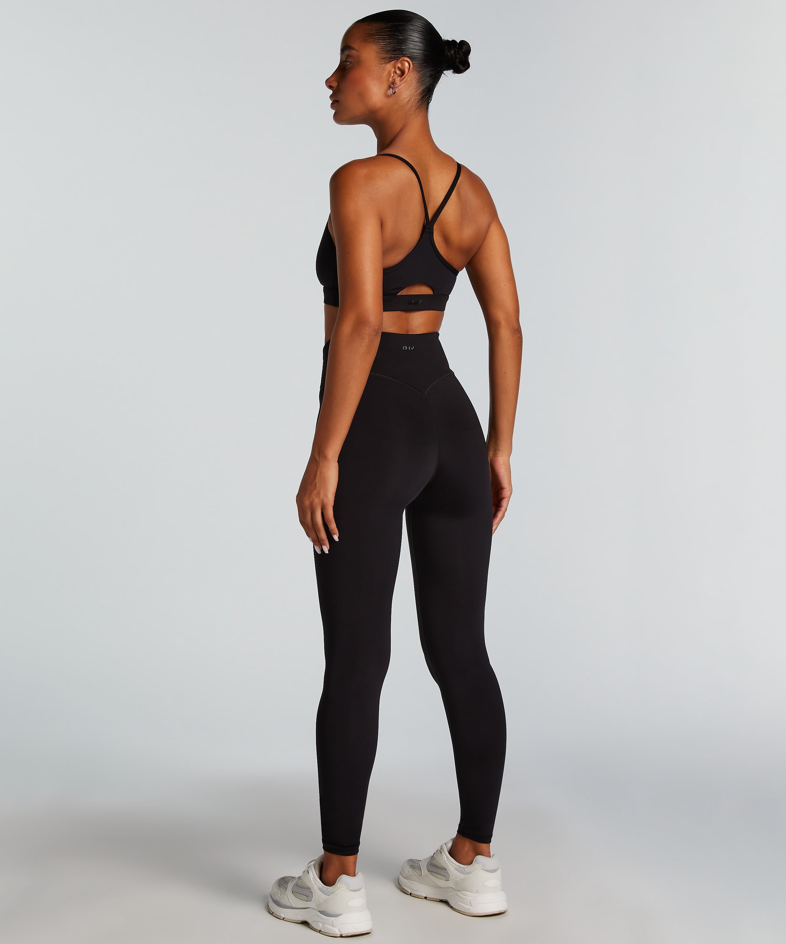 HKMX Sports Bra Level 1, Black, main
