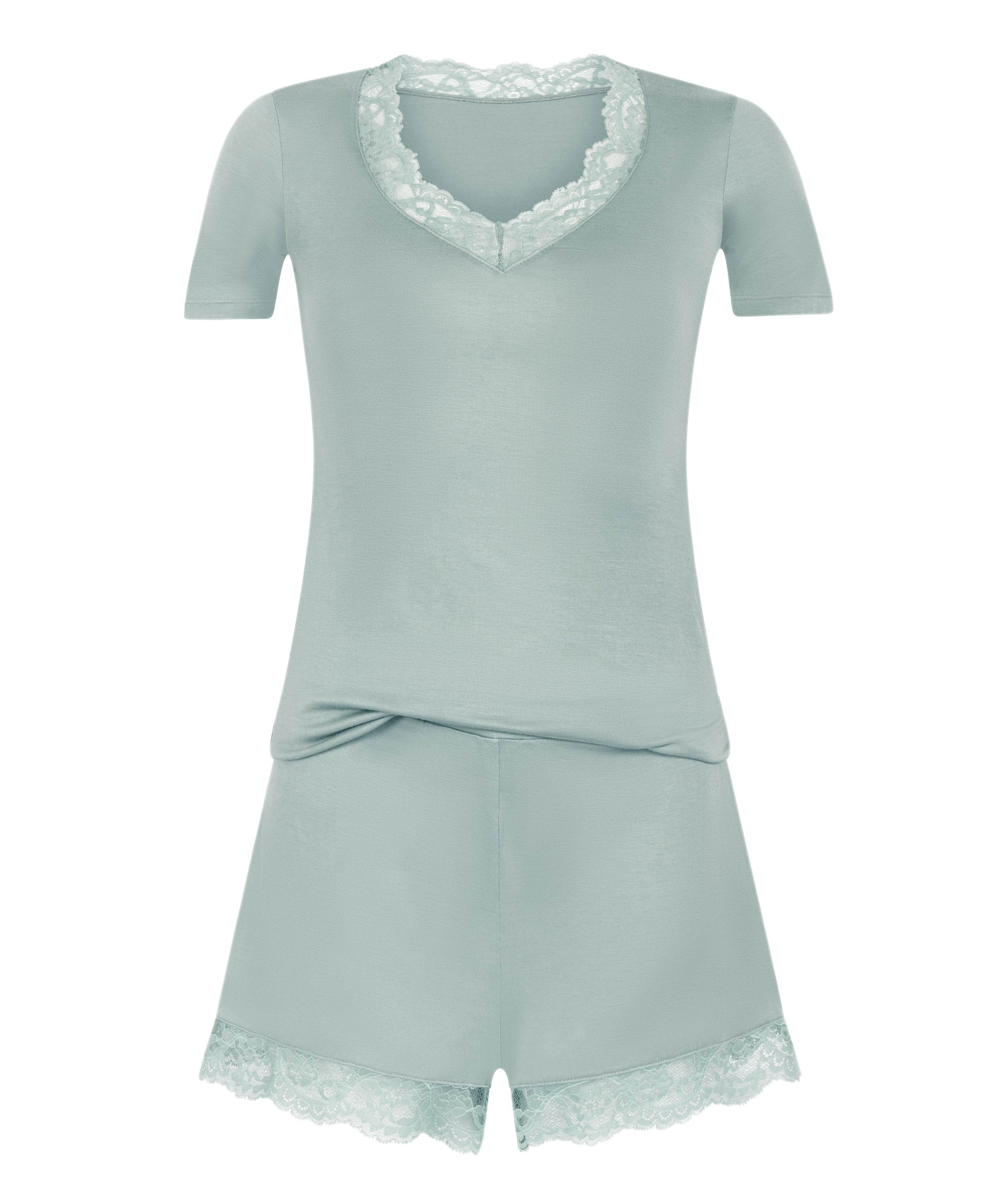 Jersey Pyjama Set, Green, main