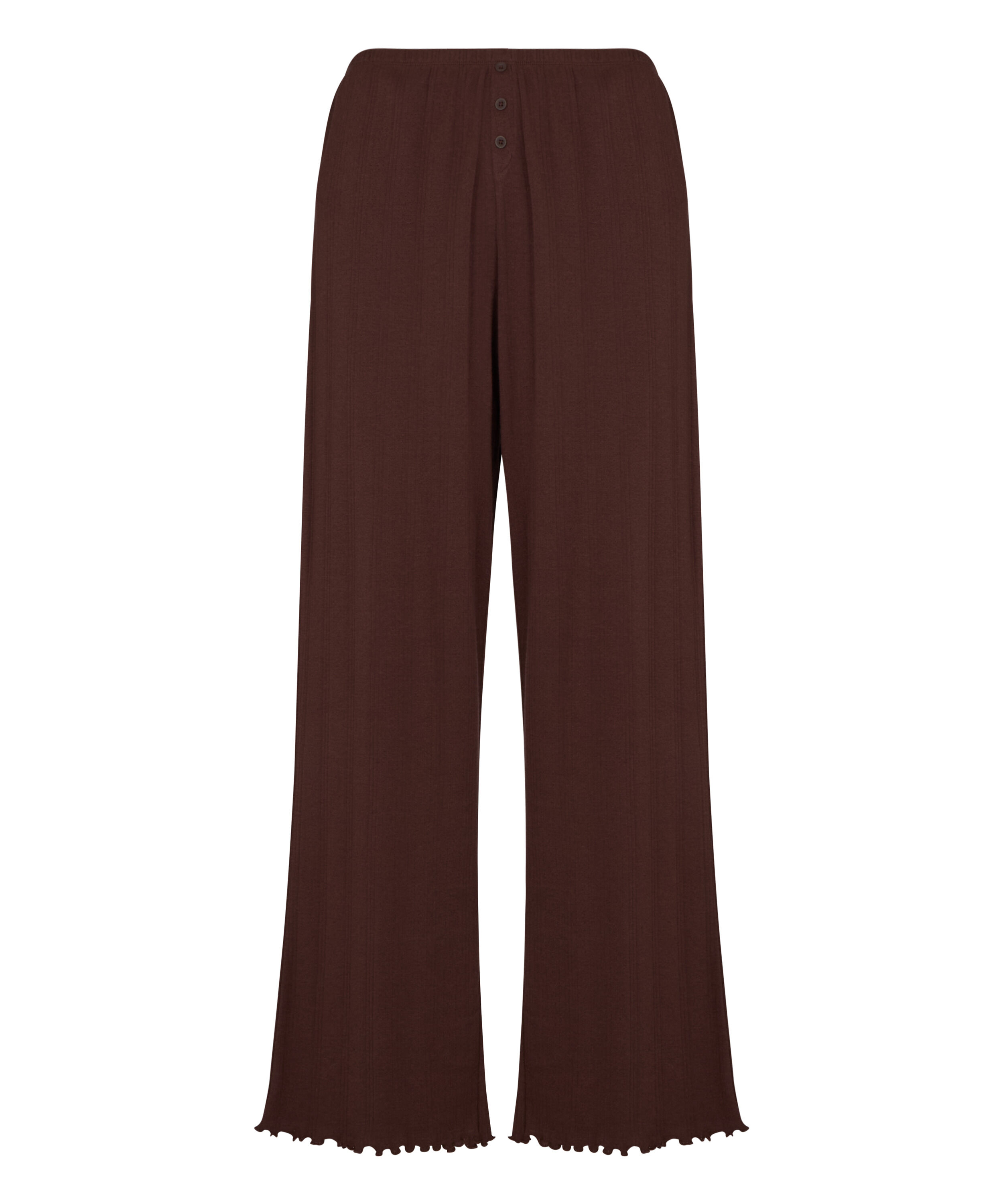 Pant Loose Pointelle, Brown