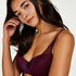 Selene padded underwired bra, Purple