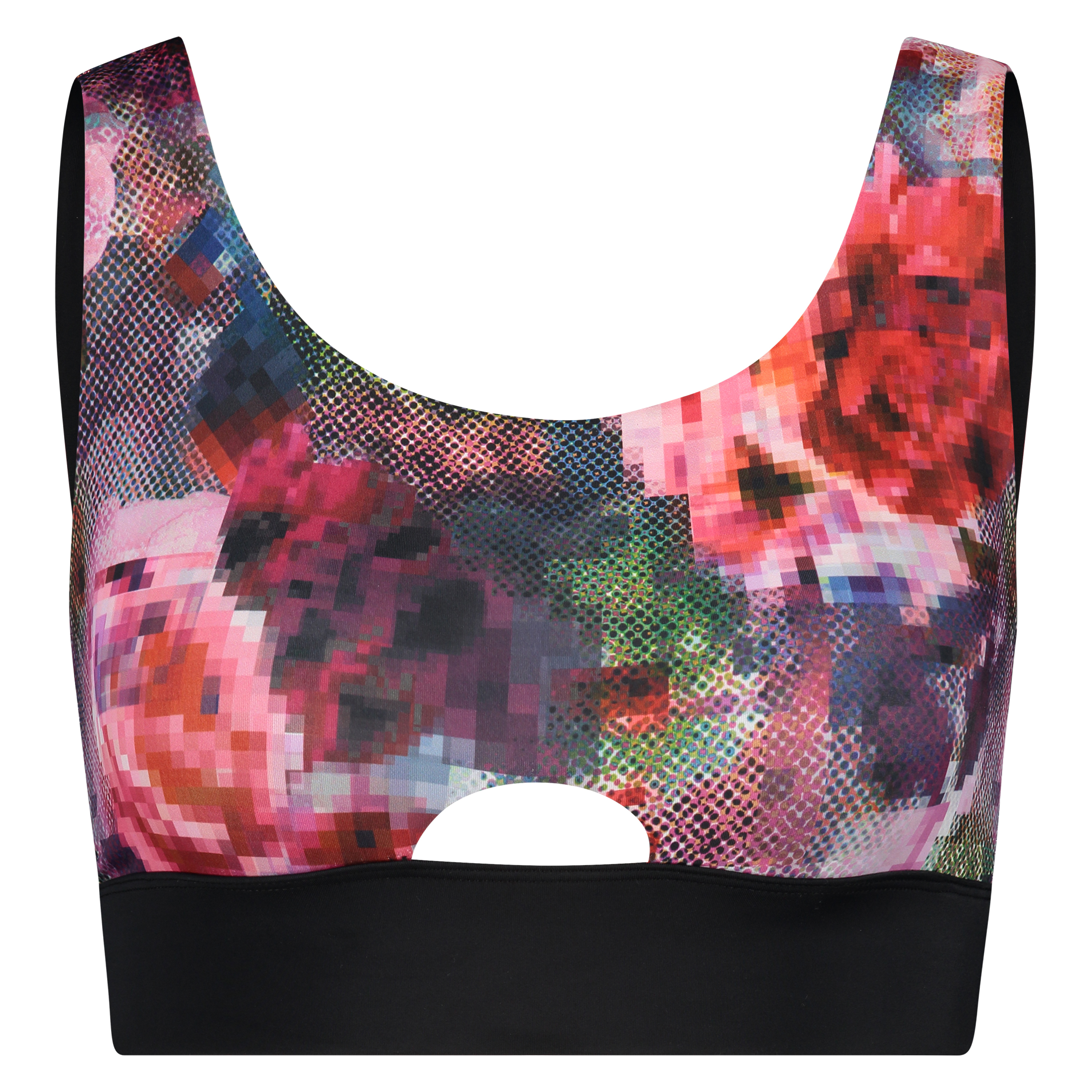 HKMX The Flex sports bra level 1, Red, main