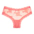 V-shaped Brazilian knickers mesh, Pink