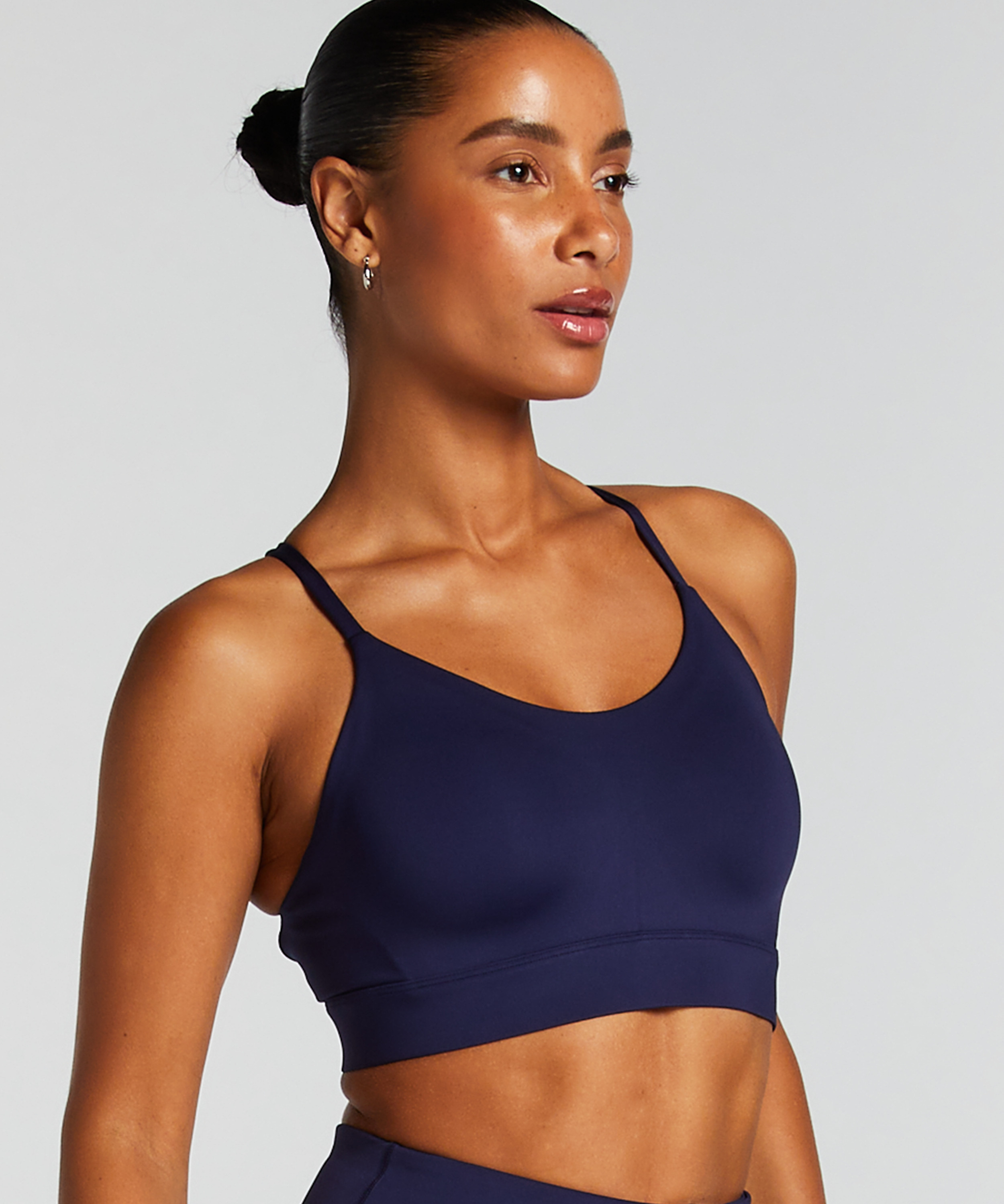 HKMX Sports Bra Level 1, Blue, main