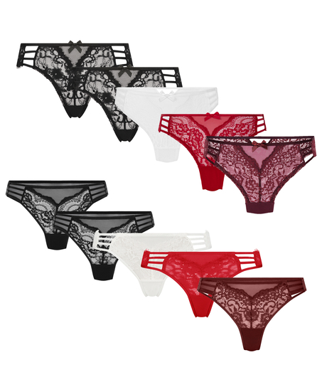 10-Pack Fashion Bottoms, Purple