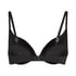 Smooth Padded Underwired Push-Up Bra, Black