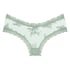 V-shaped Brazilian knickers mesh, Green