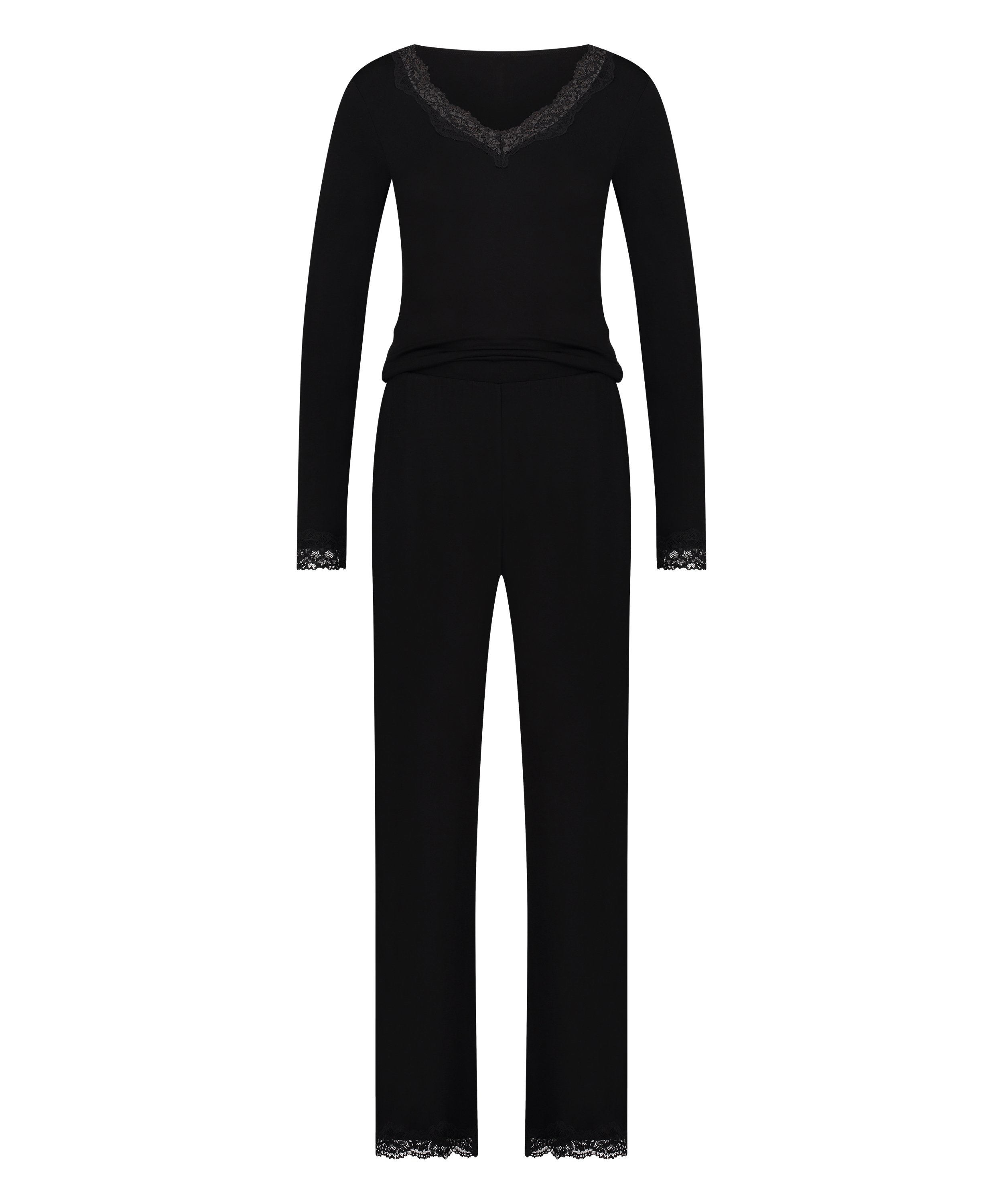 Pajama Set, Black, main