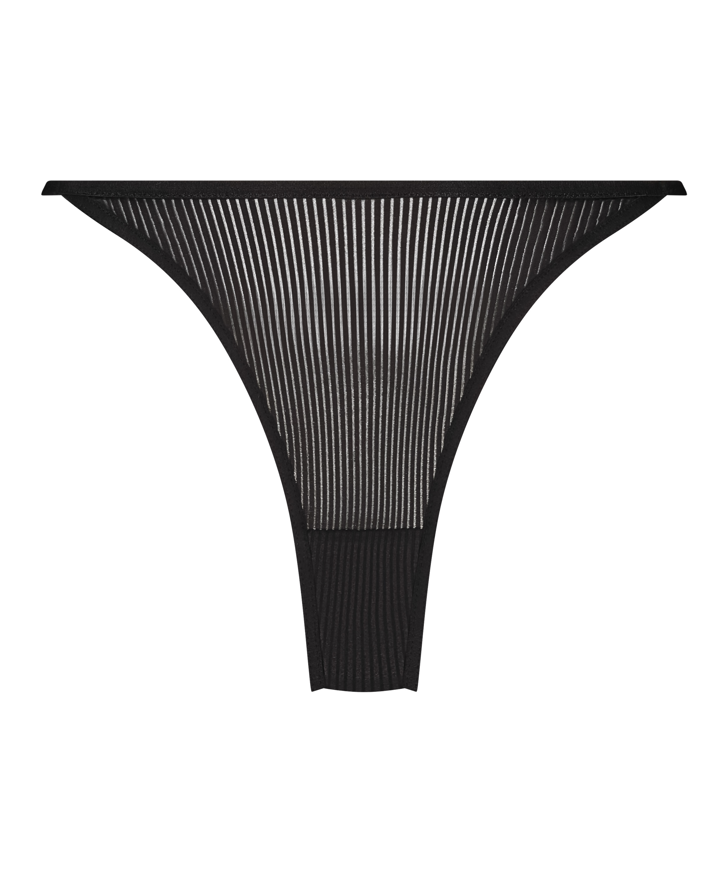 Kaiden High Leg Thong, Black, main