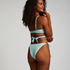 Sydney Padded Underwired Push-Up Bikini Top, Blue