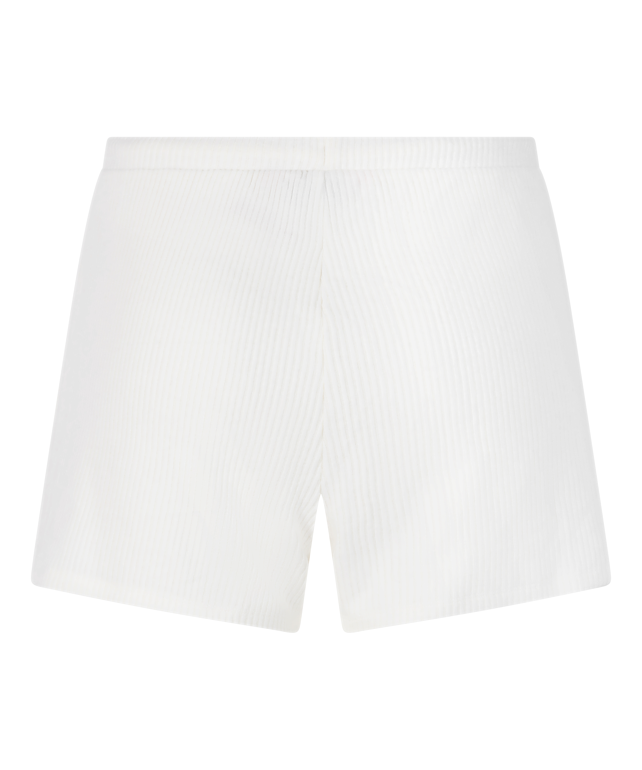 Rib Shorts, White, main