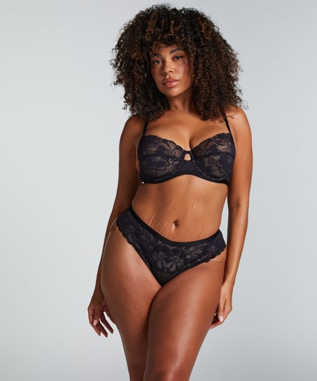 Sophia thong boxers, Black