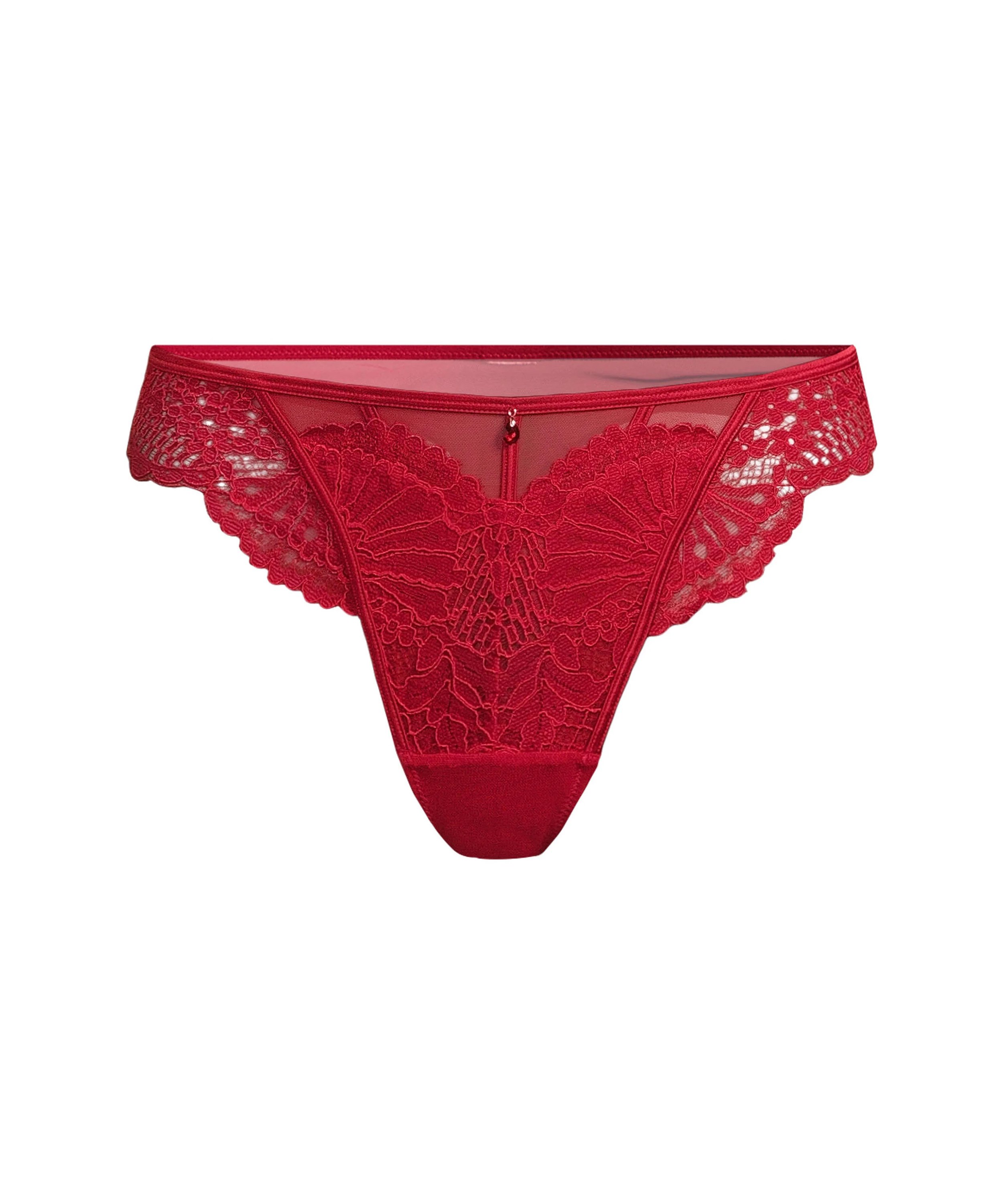 Whitney Highleg Thong, Red, main