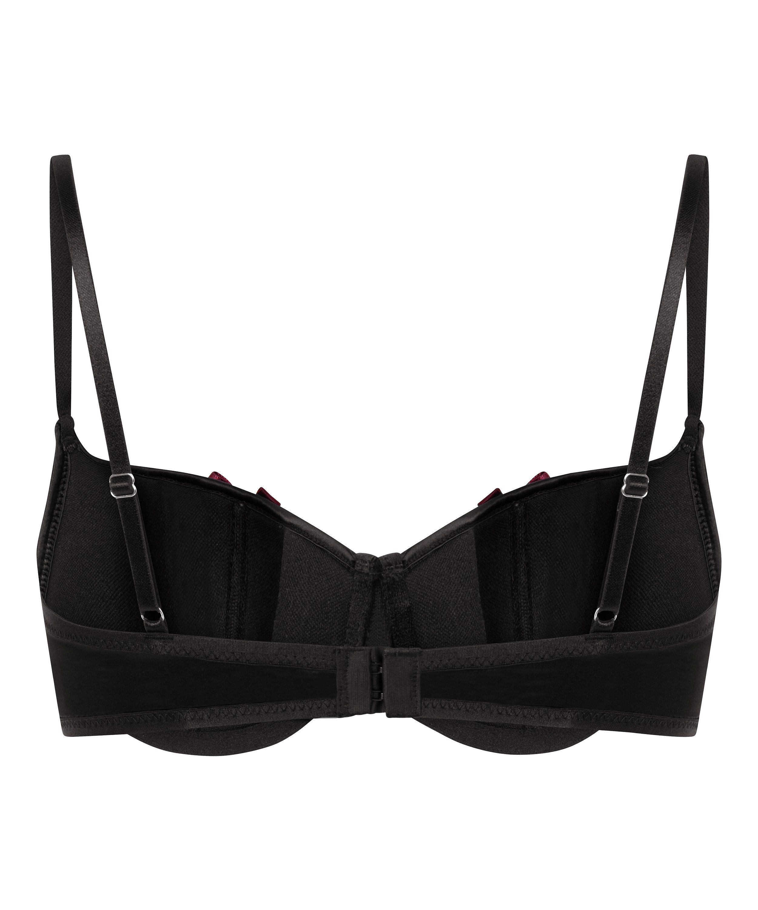 Ambra Padded Underwired Bra, Black, main