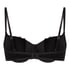 Ambra Padded Underwired Bra, Black
