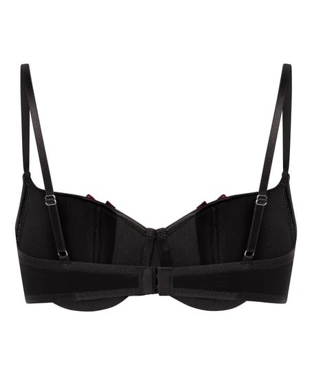 Ambra Padded Underwired Bra, Black