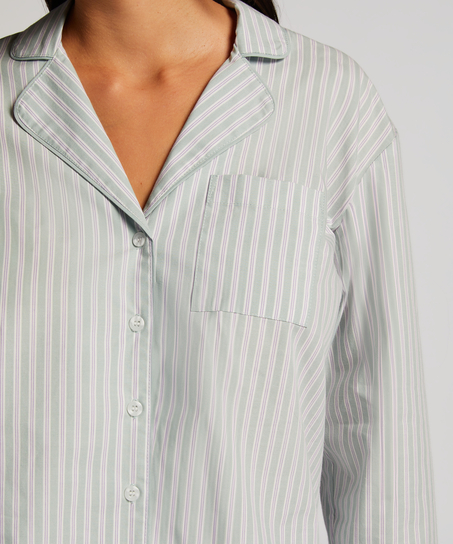 Long Sleeve Cotton Jacket, Green