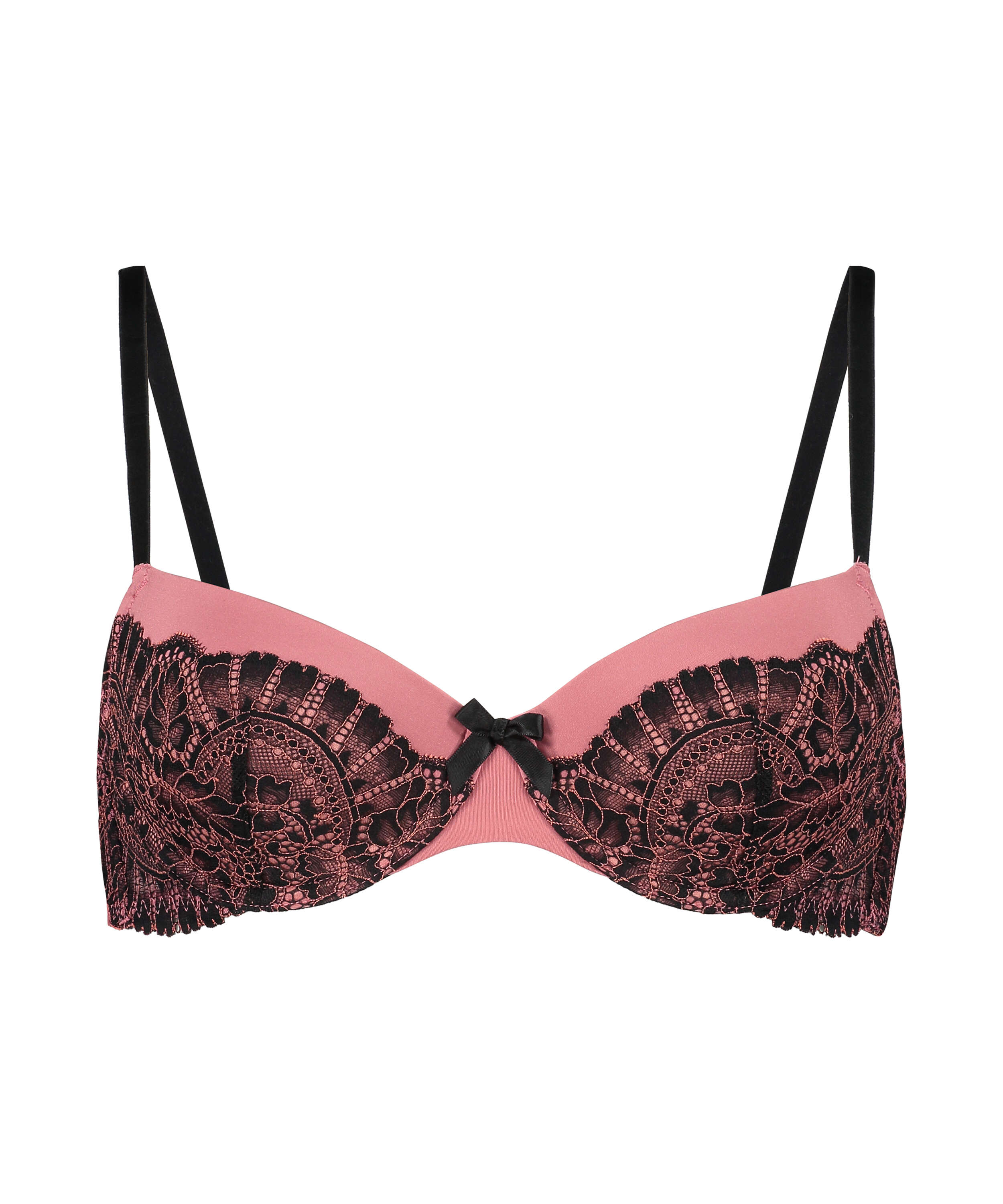 Coco padded underwired bra, Pink, main