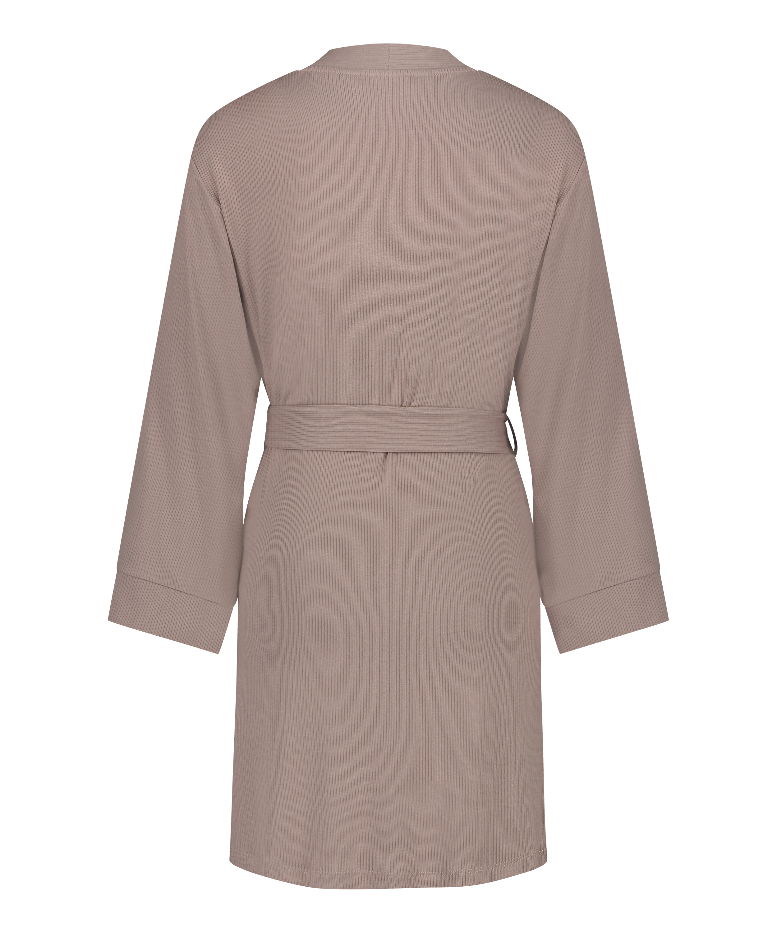 Rib Kimono, Brown, main