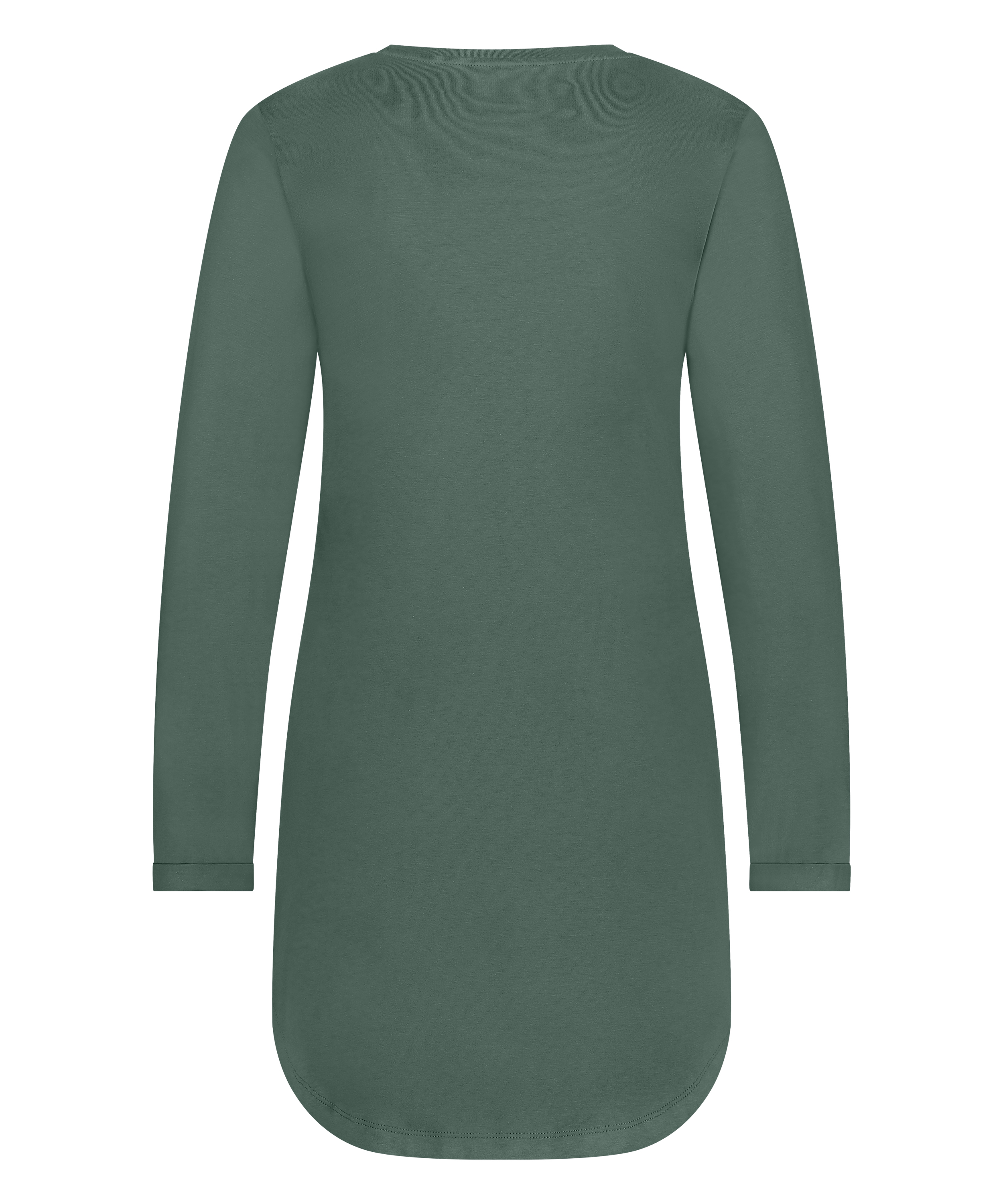 Round Neck Nightshirt, Green, main