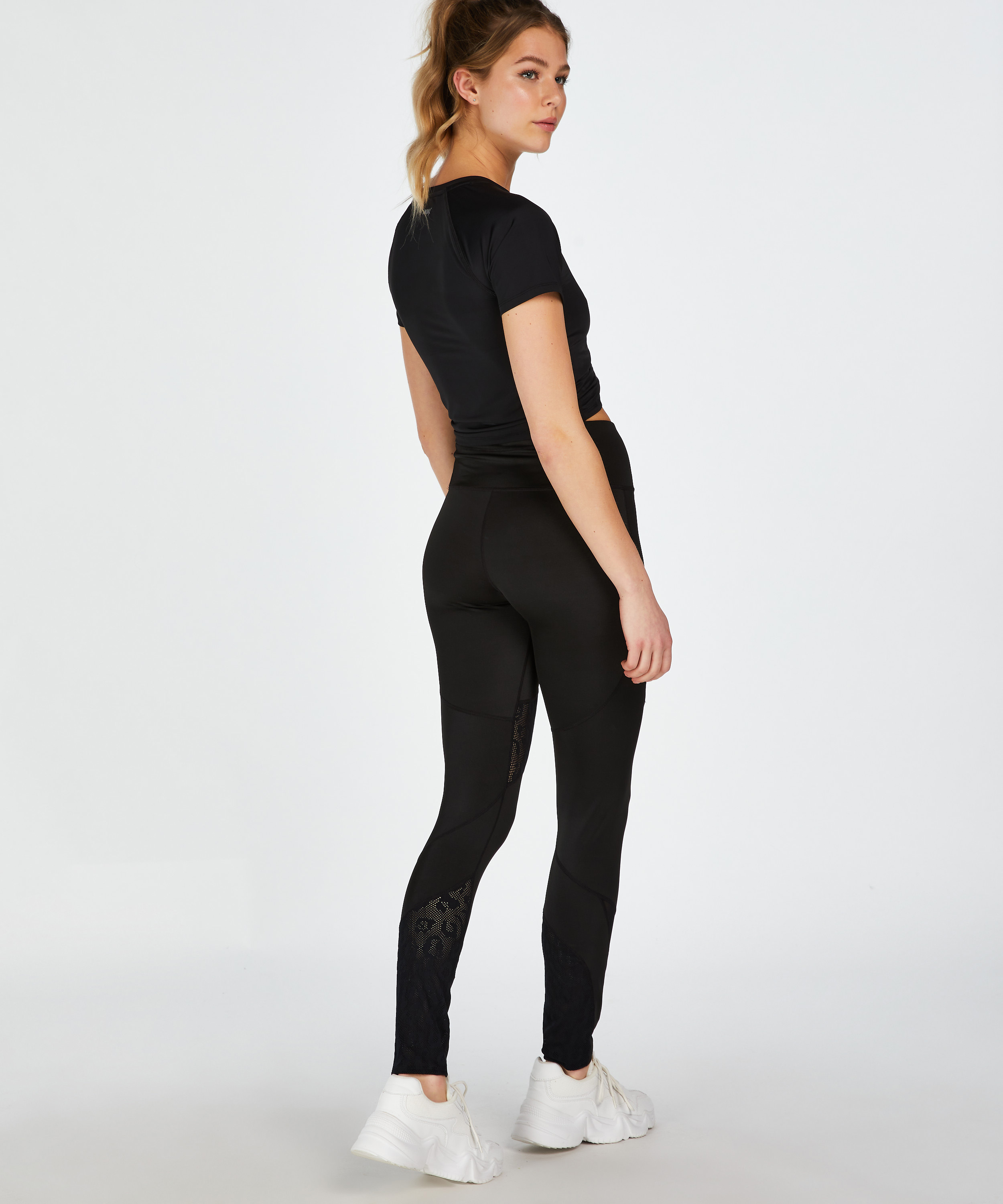 HKMX Oh My Squat High Waisted Leggings, Black, main