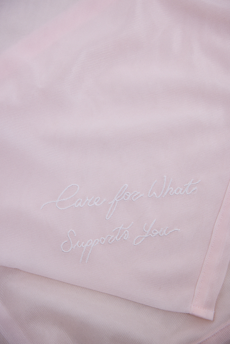 Washing Bag Pink Ribbon Large, Pink