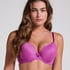 Marine Padded Push-Up Underwired Bra, Purple