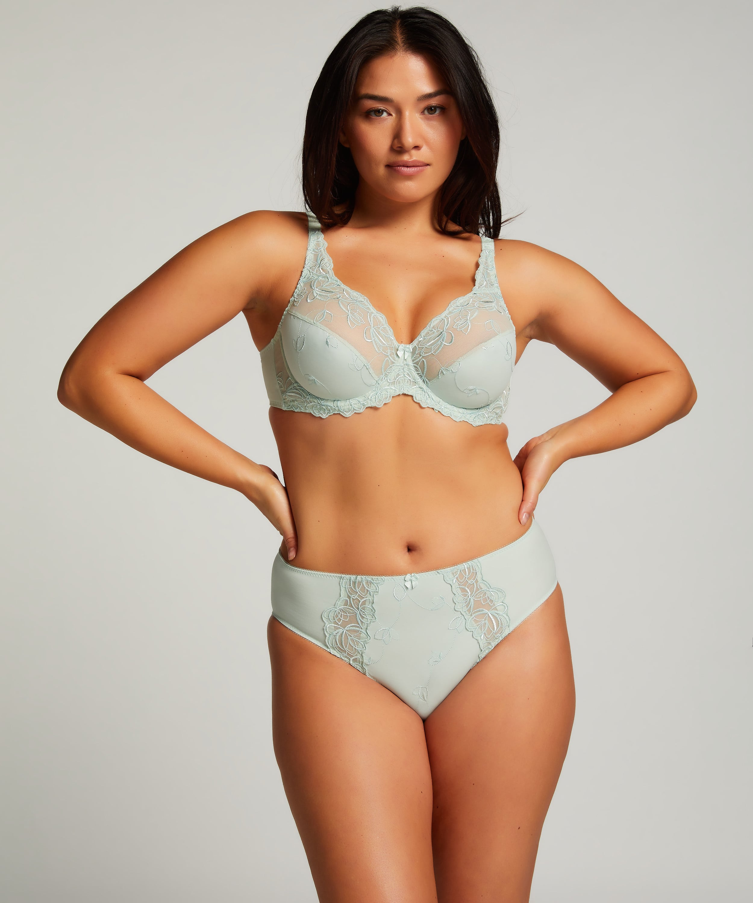 Diva High Knickers, Green, main
