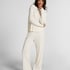 Pyjama Pant Loose Pointelle, White