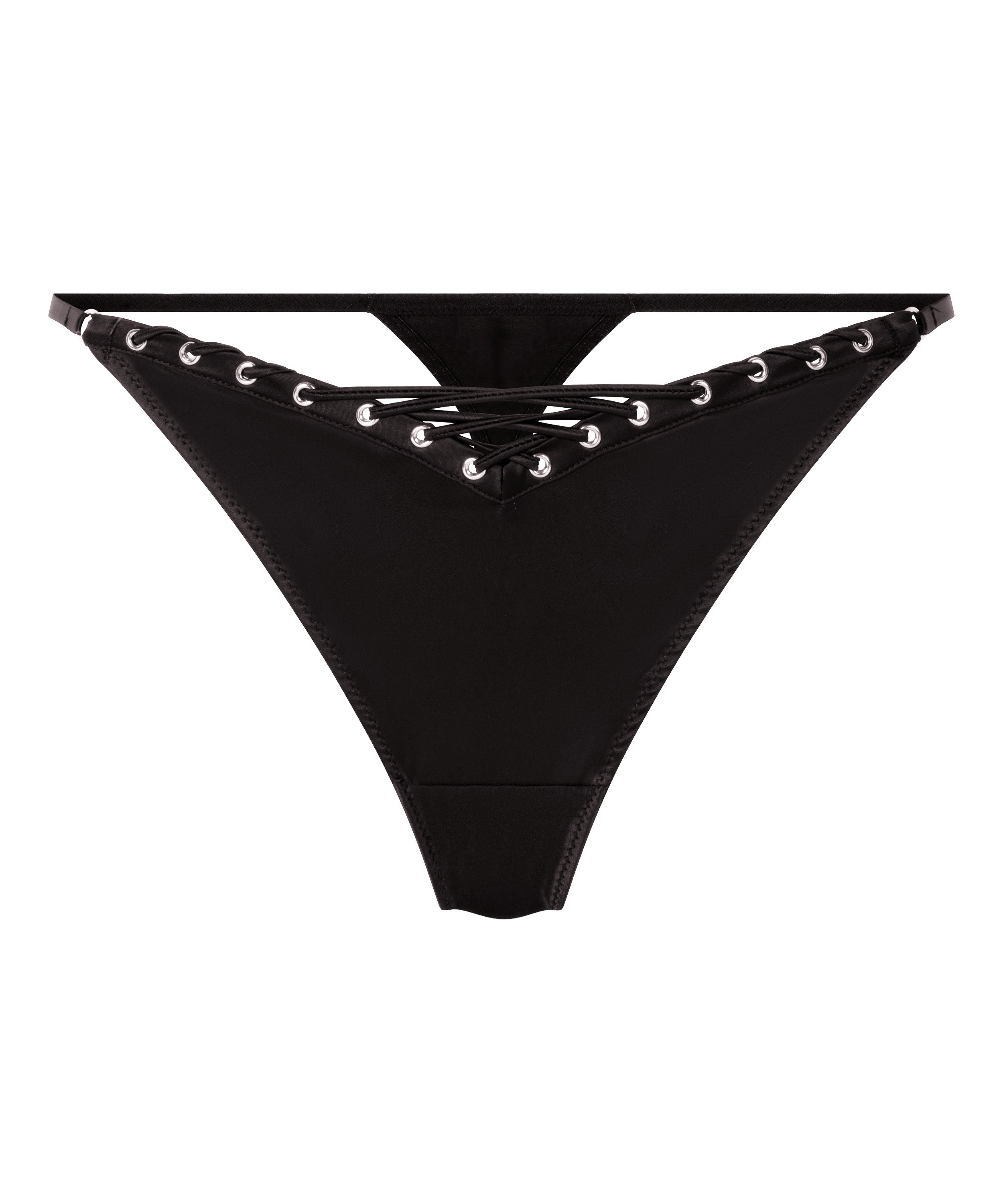 Pina Highleg Thong, Black, main