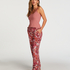Tall woven pyjama bottoms, Pink