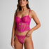 Peonie Highleg Thong, Pink