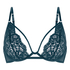 Cinnamon Non-Padded Underwired Bra, Blue