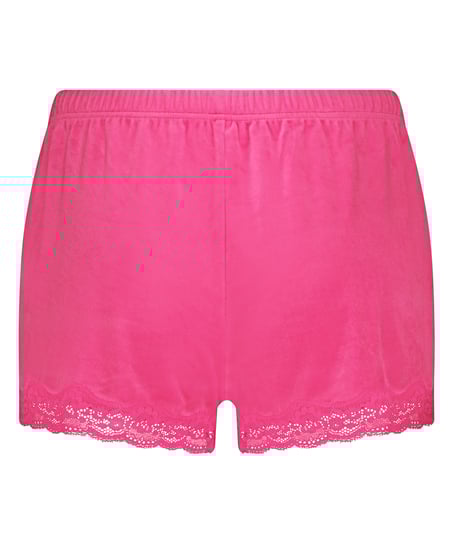 Short Velours Lace, Pink