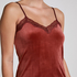 Velours Lace Cami Top, Brown