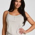 Pyjama Cami Striped Henley, Gray