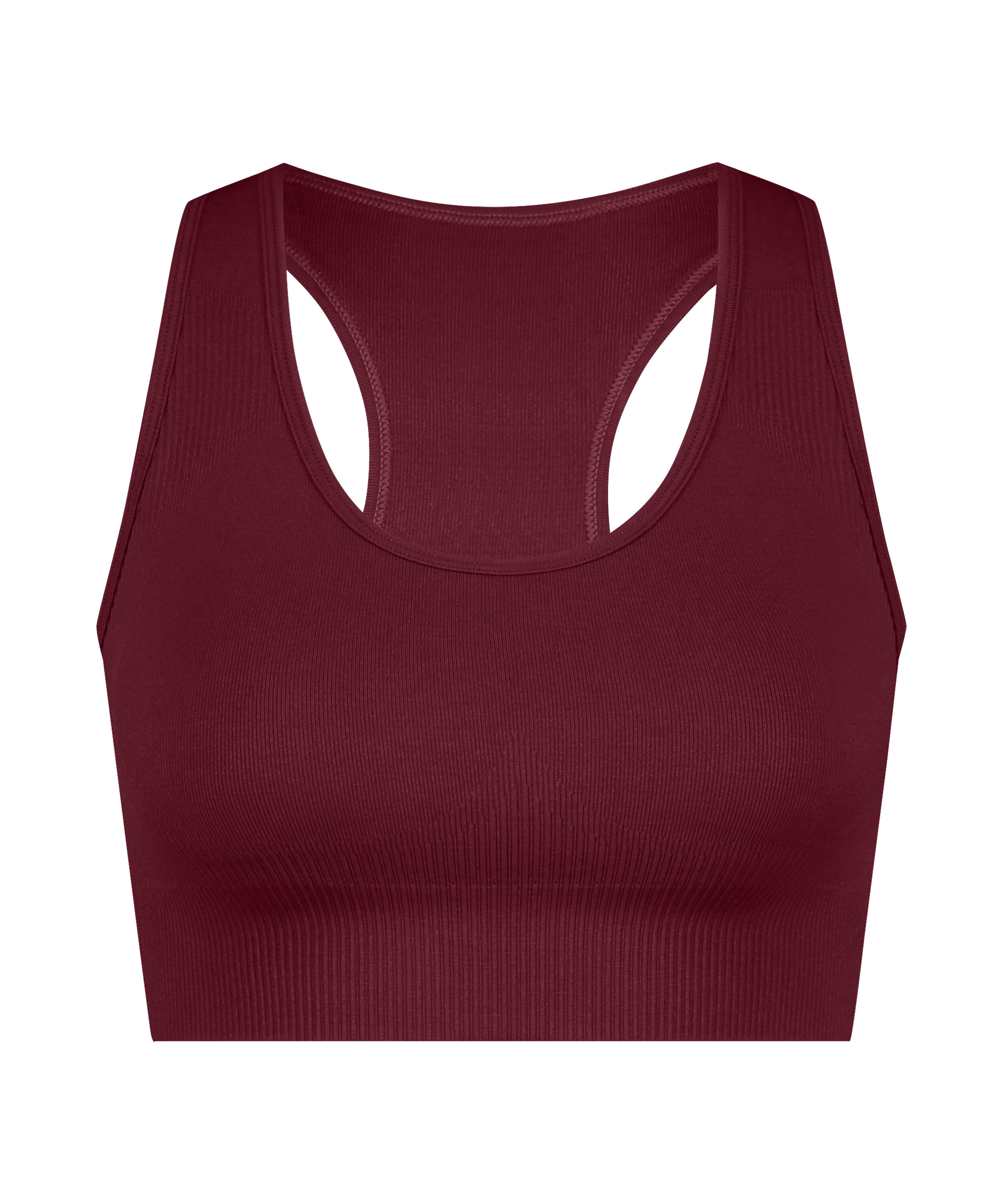 HKMX Seamless Sports Bra, Red